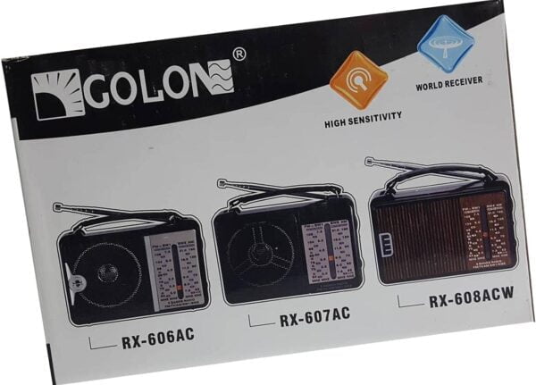 راديو جولون موديل RX-607AC - اف ام، ايه ام كهرباء مباشر