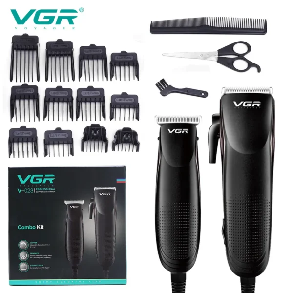 ماكينة حلاقة فى جى ار VGR V-023 لقص الشعر واللحية والشارب