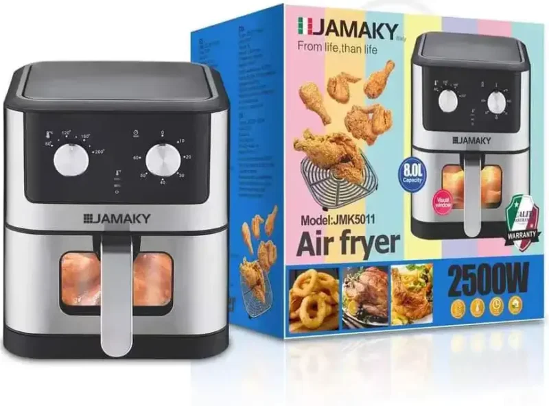 قلاية هوائية جماكى 8 لتر 2500 وات Jamaky JMK5011 بدون زيت
