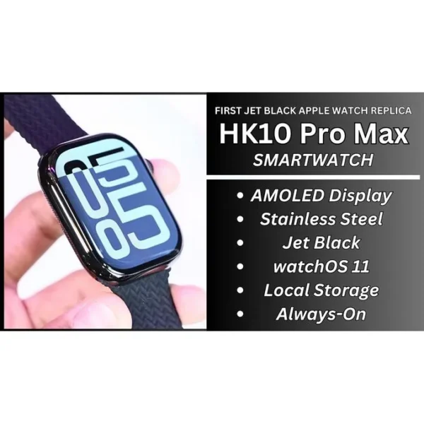 ساعة hk10 pro max مع 2 استراب تدعم الشحن اللاسلكى