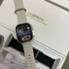 ساعة hk8 pro max مواصفات شاشة أموليد لون اورنج