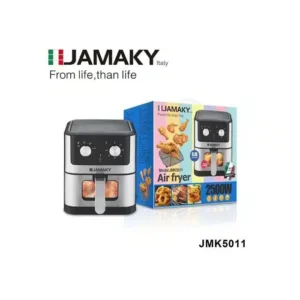 ⁦قلاية هوائية جماكى 8 لتر 2500 وات Jamaky JMK5011 بدون زيت⁩ - الصورة ⁦8⁩