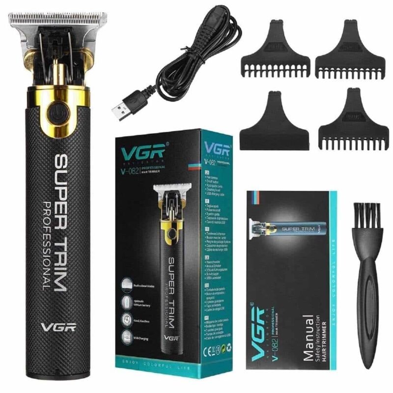 ماكينة حلاقة في جي ار موديل V-082 لحلاقة الشعر وتشذيب الذقن
