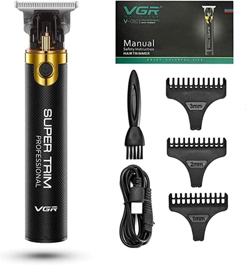 ماكينة حلاقة في جي ار موديل V-082 لحلاقة الشعر وتشذيب الذقن