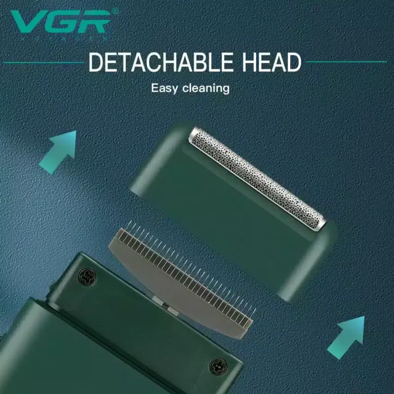 ماكينة حلاقة vgr v-390 للاهتمام بالوجه واللحية حجم صغير