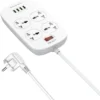 مشترك كهرباء SC4407 سلك 2 متر 4 منافذ 4 USB من لدنيو