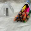 الوان خشب فى علبة صفيح طويلة من روكس 12 لون