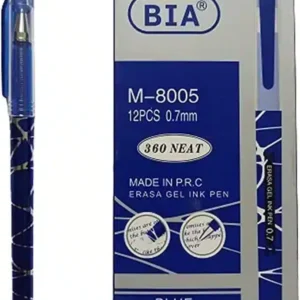 قلم جاف باستيكة بيمسح الحبر M-8005 الأزرق