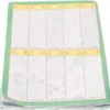 جلاد كتب شفاف لاصق 50 × 36سم 10 قطع
