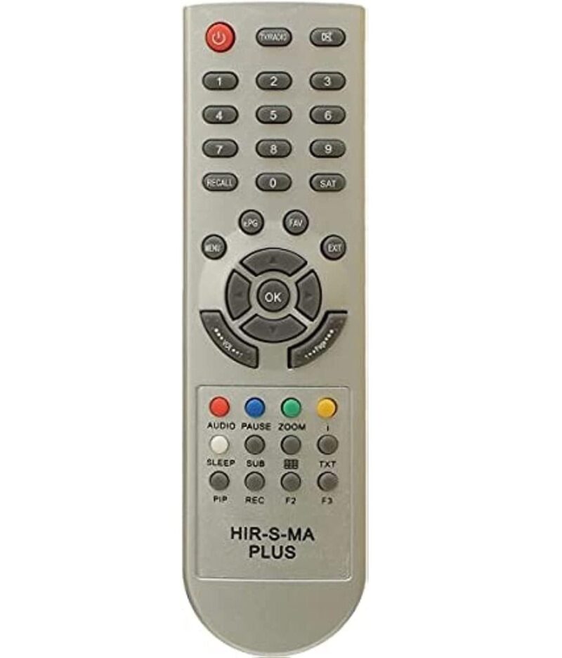 ريموت كنترول A95092 لريسيفر هيروشيما 888 بلس - فضي اسود