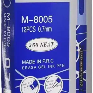 قلم جاف باستيكة بيمسح الحبر M-8005 الأزرق