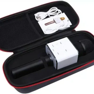 مايك اطفال Q7 ميكروفون أطفال لعبة لون اسود