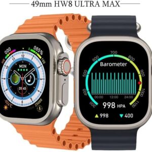 ⁦ساعة hw8 ultra max series 8 الترا ماكس مقاس 49 ملم بلوتوث لإجراء المكالمات⁩ - الصورة ⁦2⁩