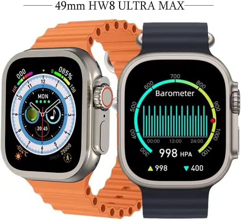 ⁦ساعة hw8 ultra max series 8 الترا ماكس مقاس 49 ملم بلوتوث لإجراء المكالمات⁩ - الصورة ⁦2⁩