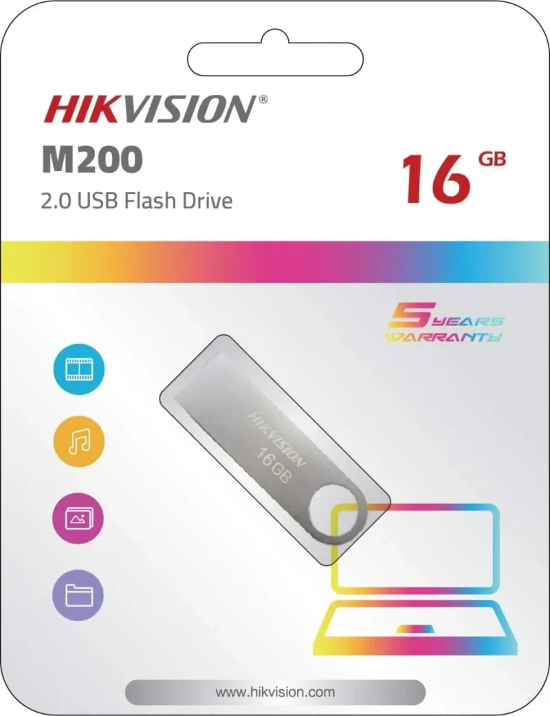 كارت ذاكرة فلاش بمنفذ USB بسعة 16 جيجابايت من هيكفيجن -HS -M200(اس تي دي)16 جيجابايت، سعة 1.0 GB، من هايكفيجين