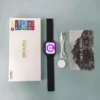 ساعة hk9 ultra 2 مع مواصفات شاشة اموليد ، بلوتوث ، NFC ، جوجل ماب