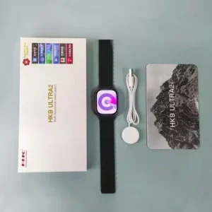 ⁦ساعة hk9 ultra 2 مع مواصفات شاشة اموليد ، بلوتوث ، NFC ، جوجل ماب⁩ - الصورة ⁦6⁩