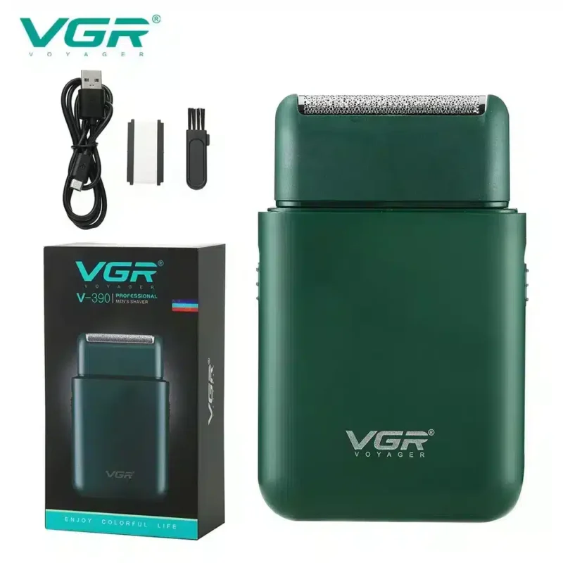 ماكينة حلاقة vgr v-390 للاهتمام بالوجه واللحية حجم صغير