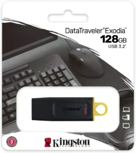 فلاشة 128 جيجا كينج ستون DataTraveler Exodia USB 3.2 Flash