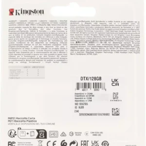 فلاشة 128 جيجا كينج ستون DataTraveler Exodia USB 3.2 Flash