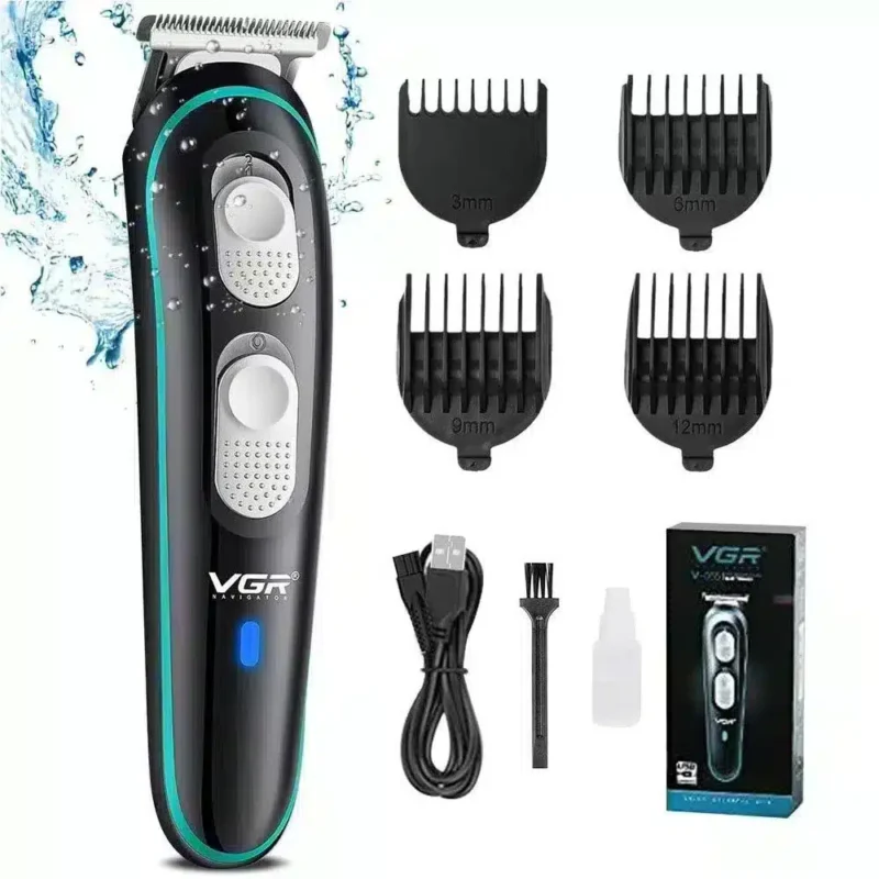 ماكينة حلاقه vgr v-055 لحلاقه الشعر و الذقن قابلة لاعادة الشحن