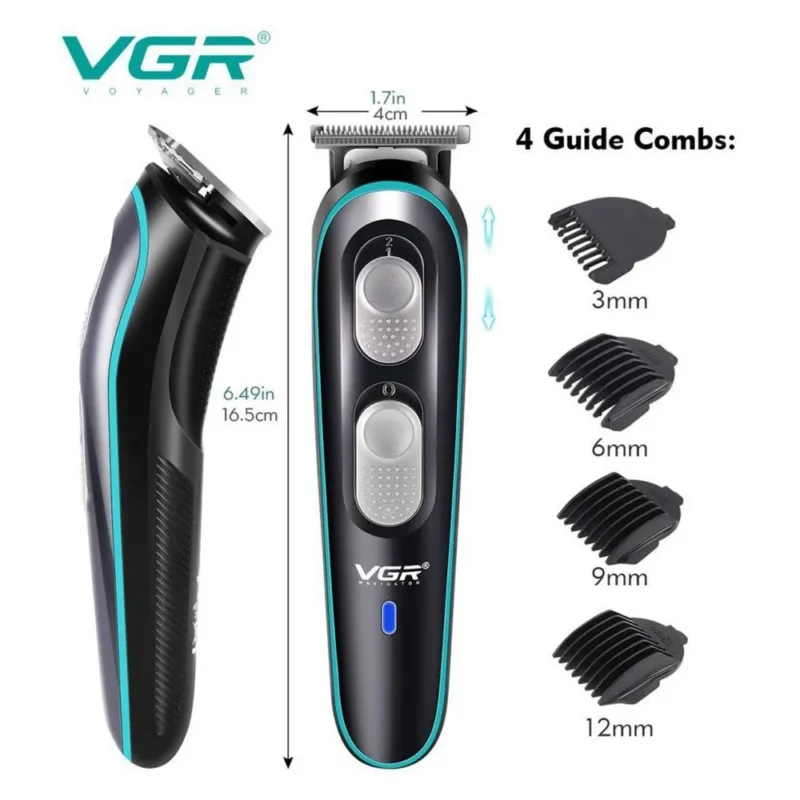 ماكينة حلاقه vgr v-055 لحلاقه الشعر و الذقن قابلة لاعادة الشحن