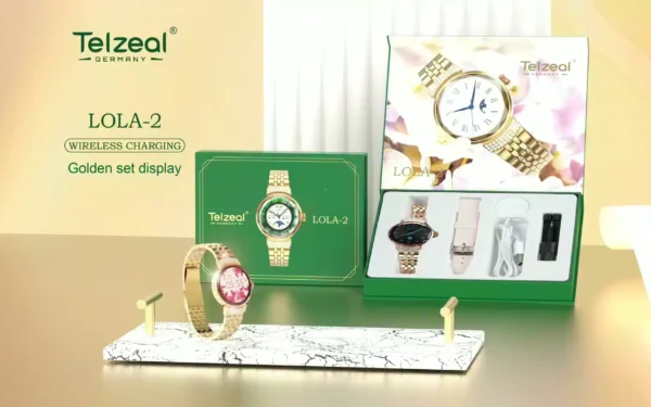 ساعة تيلزيل لولا telzeal lola 2 بناتى شاشة أموليد 2 إستراب