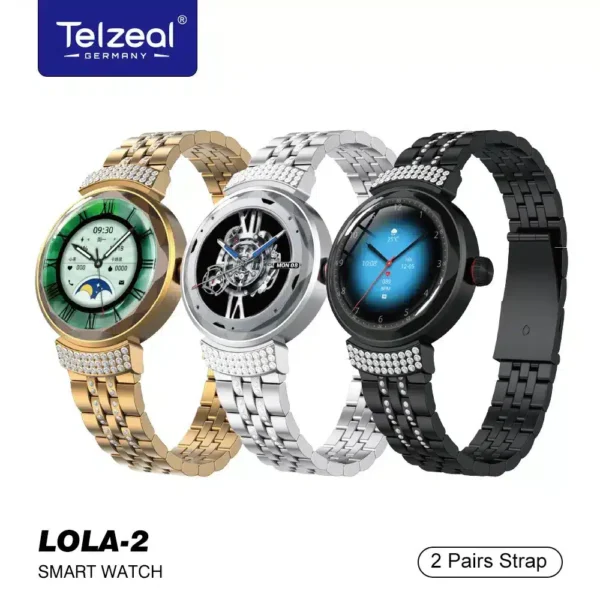 ساعة تيلزيل لولا telzeal lola 2 بناتى شاشة أموليد 2 إستراب