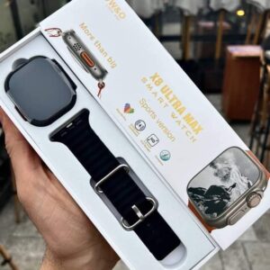ساعة سمارت X8 Ultra Max بلوتوث NFC اسود
