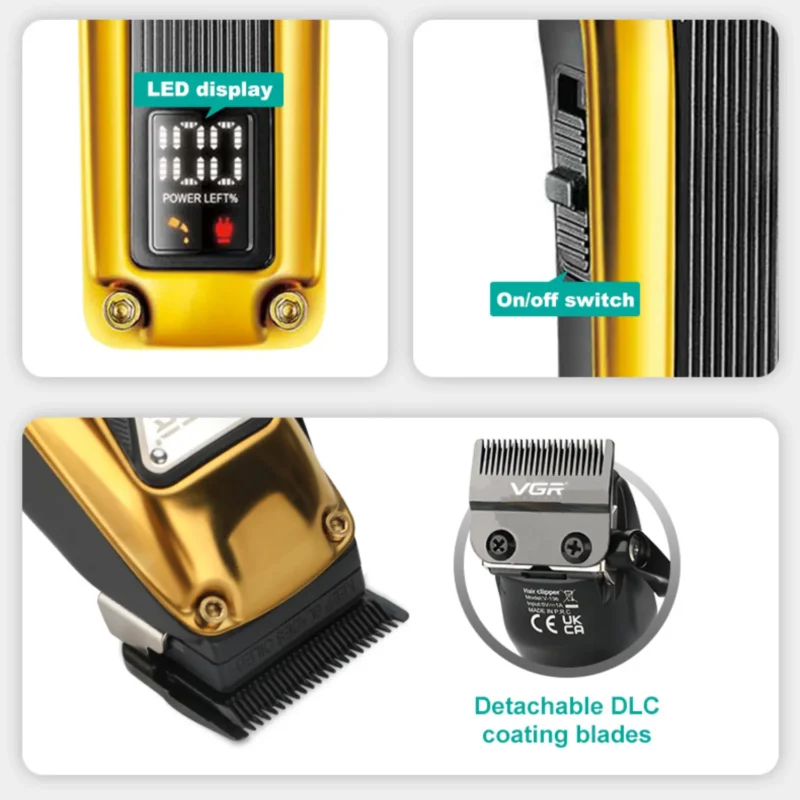 VGR V-137 Professional Hair Clipper