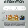 مشترك كهرباء SC4407 سلك 2 متر 4 منافذ 4 USB من لدنيو