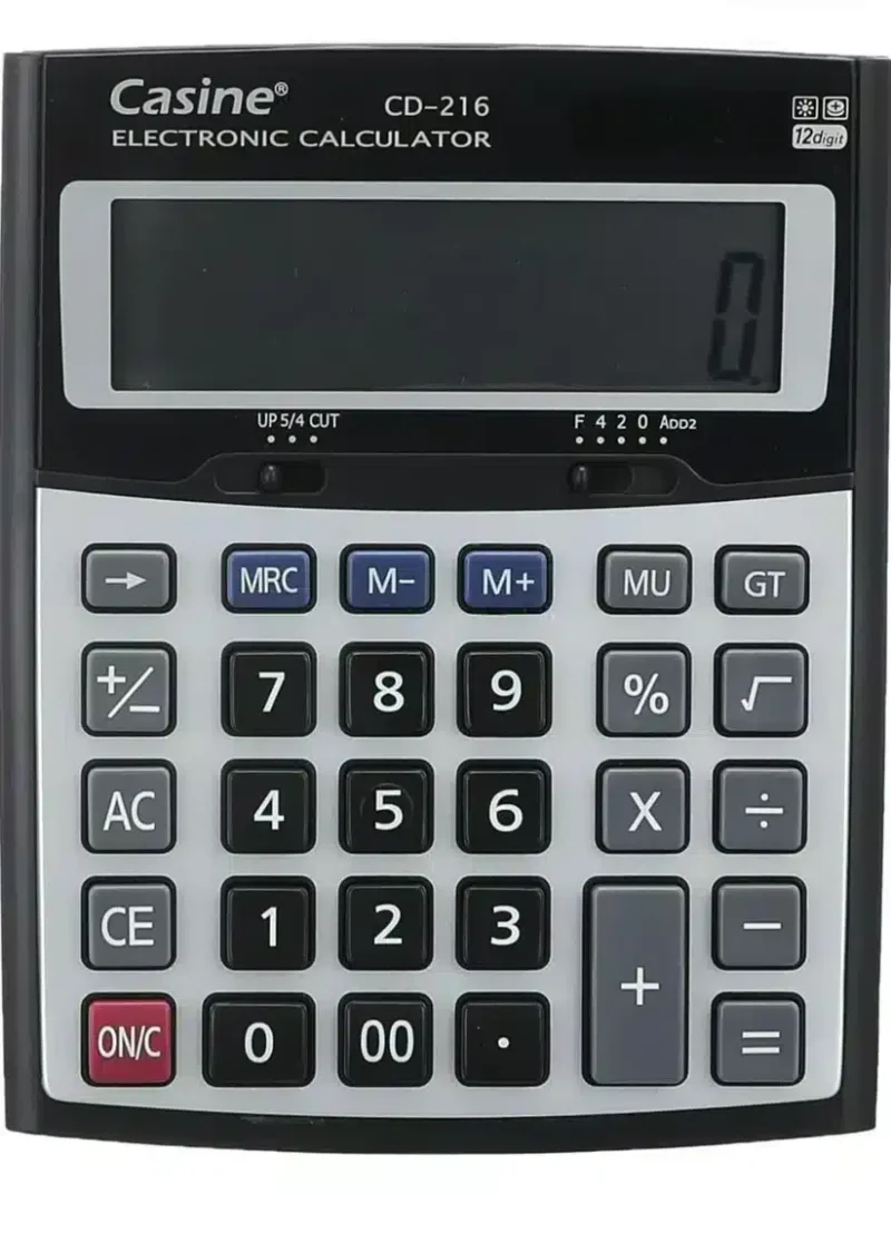 آلة حاسبة مكتبية من كازين CD-216 تدعم الطاقة الشمسية