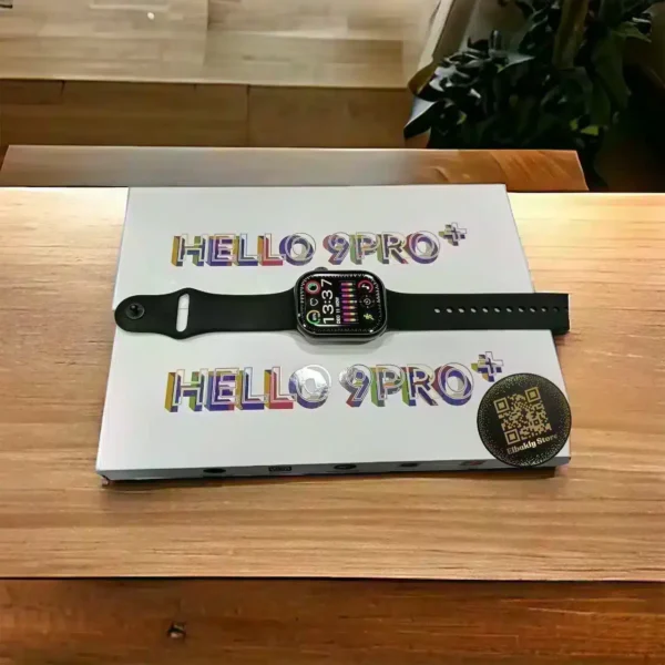 ساعة hello 9 pro plus شحن لاسلكي، دردشة GBT