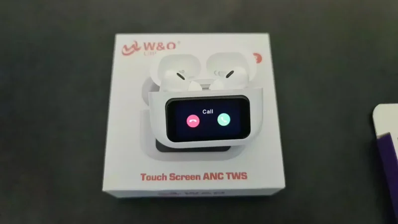 سماعة ايربودز بشاشة تاتش W&O 2 tws بلوتوث