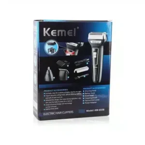 ماكينة حلاقة 3 في 1 كيمي Kemei KM-6558 شحن شعر وذقن وانف