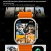 ساعة الترا hk10 ultra 3 بلوتوث تدعم gps شحن لاسلكى