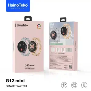 ساعة سمارت حريمي g12 mini haino teko دائرية