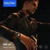 ساعة haino teko rw 34 بلوتوث بمساعد صوتي لون أسود