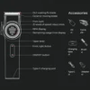 ماكينة حلاقة VGR V-001 شحن بشاشة LED من فى جى ار