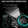 ماكينة حلاقة VGR V-001 شحن بشاشة LED من فى جى ار