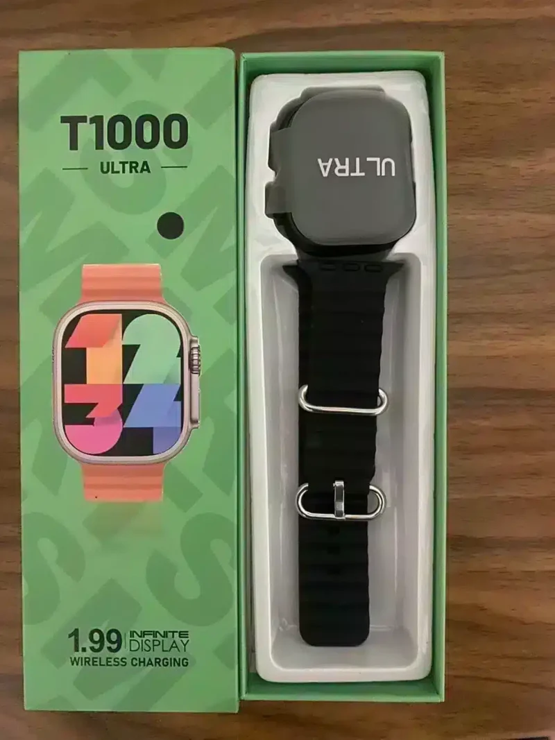 ساعة سمارت الترا t1000 ultra احدث اصدار SERIES 9 لون أسود