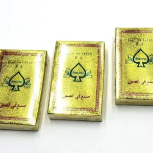 كوتشينة ورق لون ذهبي لعبة الترفيه والمرح