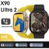 ساعة الترا X90 Ultra 2 مواصفات شاشة كبيرة 2.19 انش