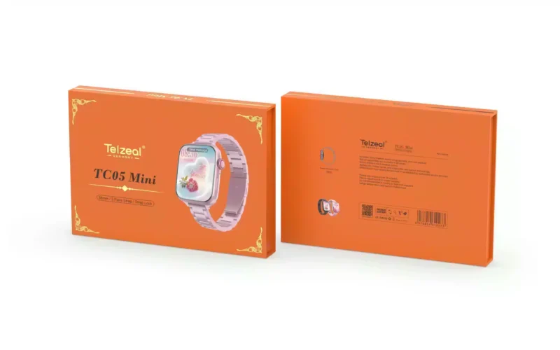 ساعة تيلزيل tc05 mini مع 3 إستراب وشحن لاسلكى