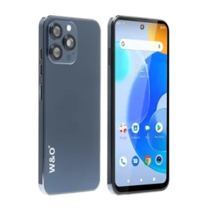 موبايل w&o x200 لون اسود مواصفات 64GB/4GB من دبليو اند او