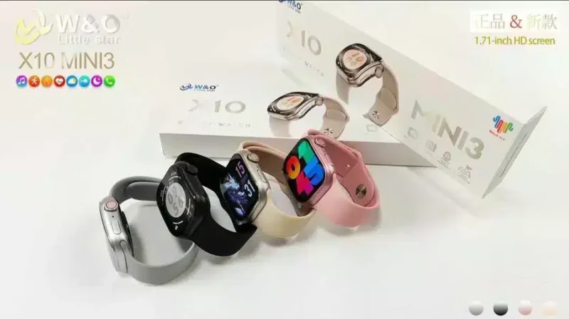ساعة X10 Mini3 مواصفات شاشة كيرف من w&o