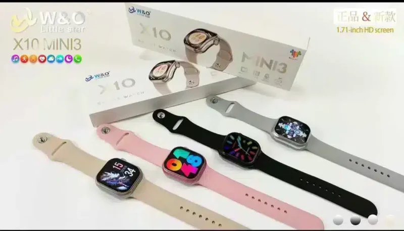 ساعة X10 Mini3 مواصفات شاشة كيرف من w&o