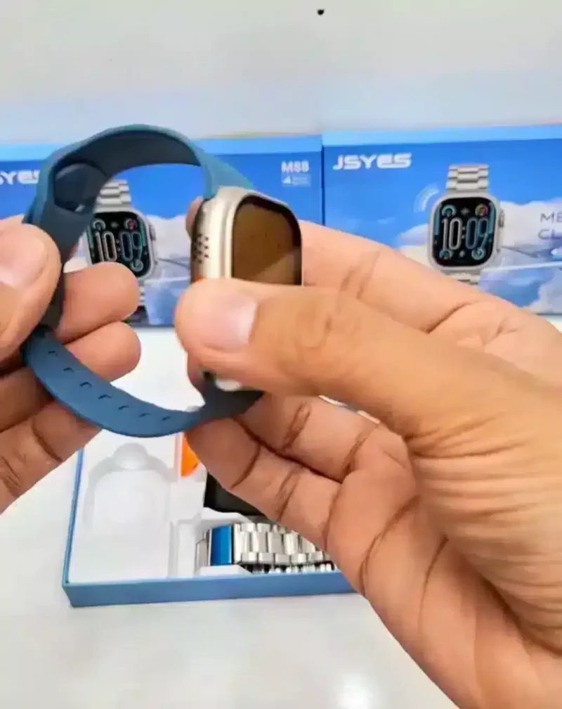 ساعة سمارت JSYES M88 مع 4 إستراب تدعم اللغة العربية