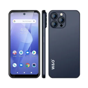 موبايل w&o x200 لون اسود مواصفات 64GB/4GB من دبليو اند او