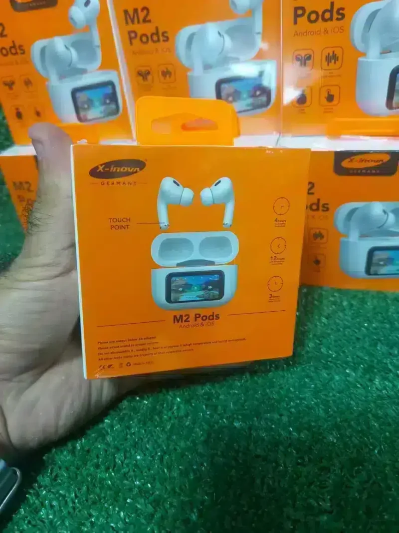 سماعة بودز M2 PODS TWS بلوتوث من X-INOVA شاشة عرض
